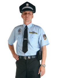 košile POLICE světle modrá krátký / dlouhý rukáv