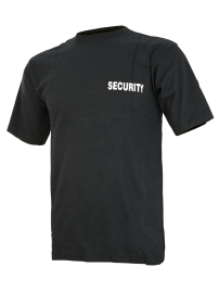triko SECURITY černé krátký rukáv